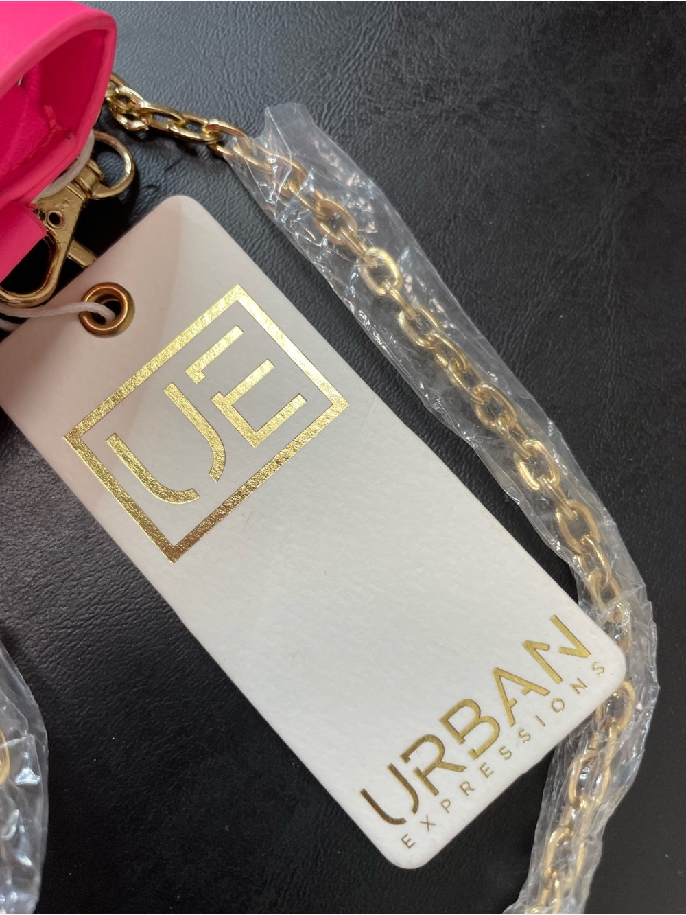 Urban Expressions Neon Pink Laser Cut Clutch NWT - Picture 6 of 6